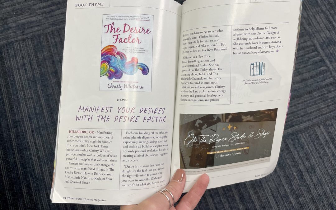 The Desire Factor Book – In The News